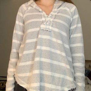 billabong stripped hoodie